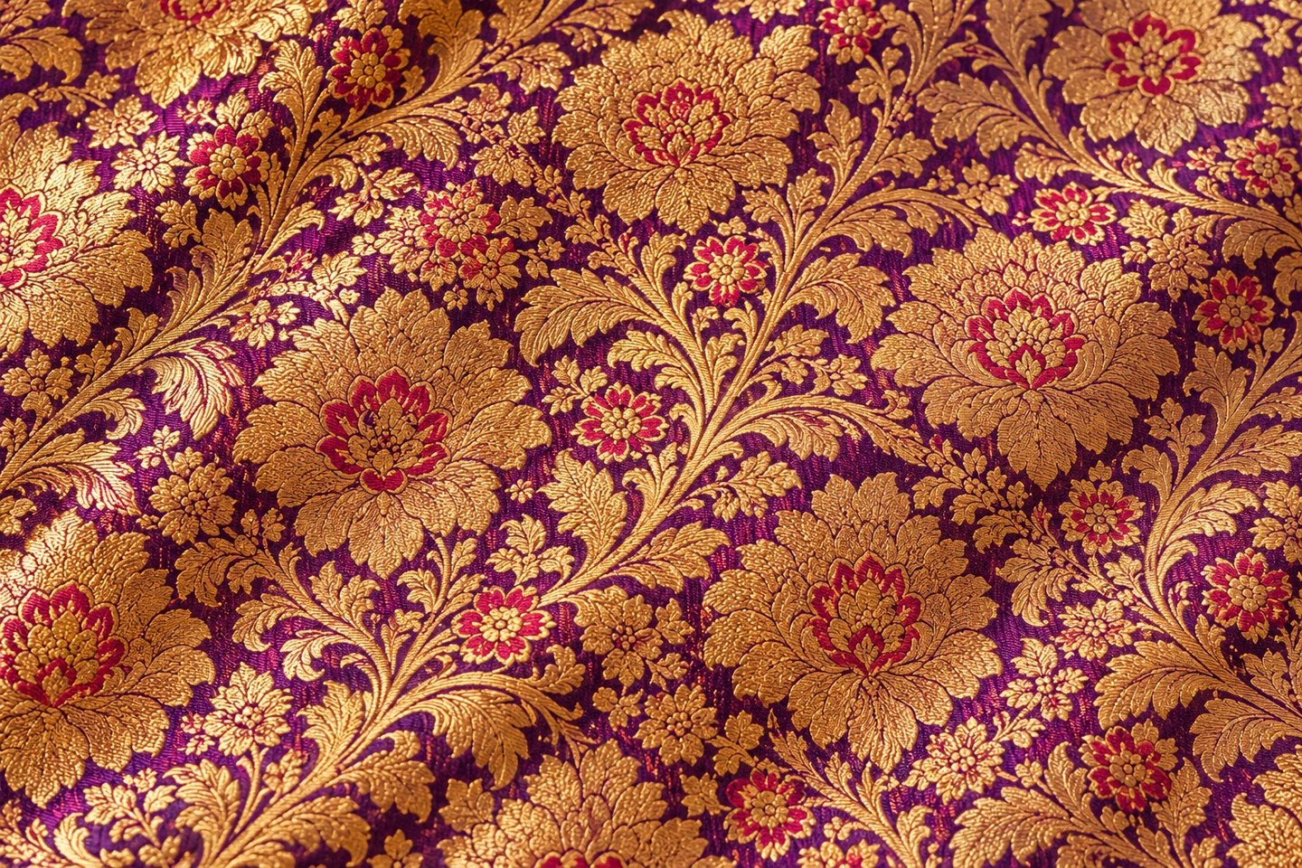 Illustration for Kimkhab / Kinkhab — very rich brocade