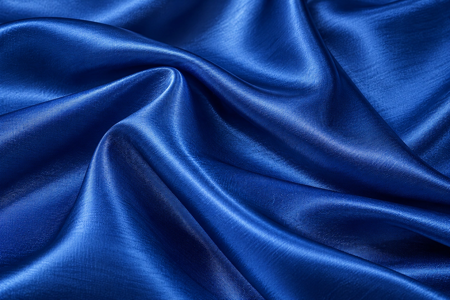 Satin — a glossy surface, not a guarantee of silk — illustrative textile reference