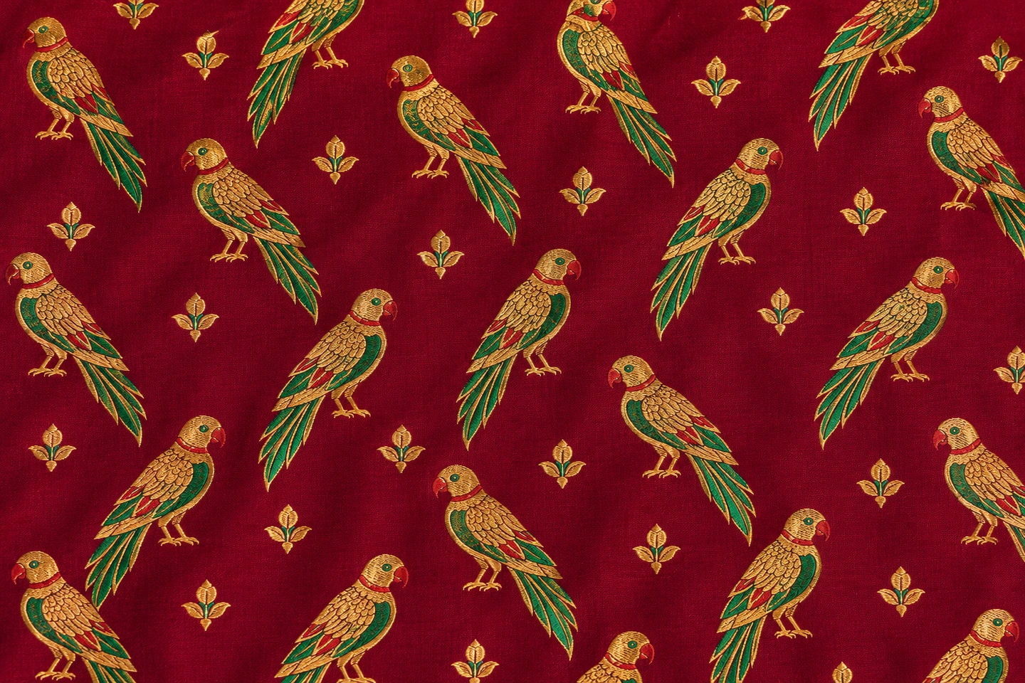 Illustration for Parrot / Munia — a small, colourful bird motif
