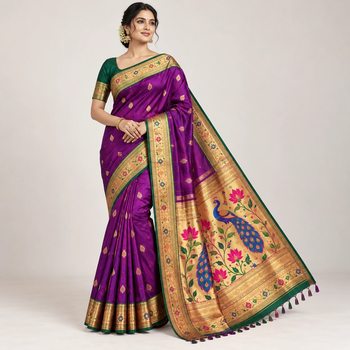Illustrative Paithani saree
