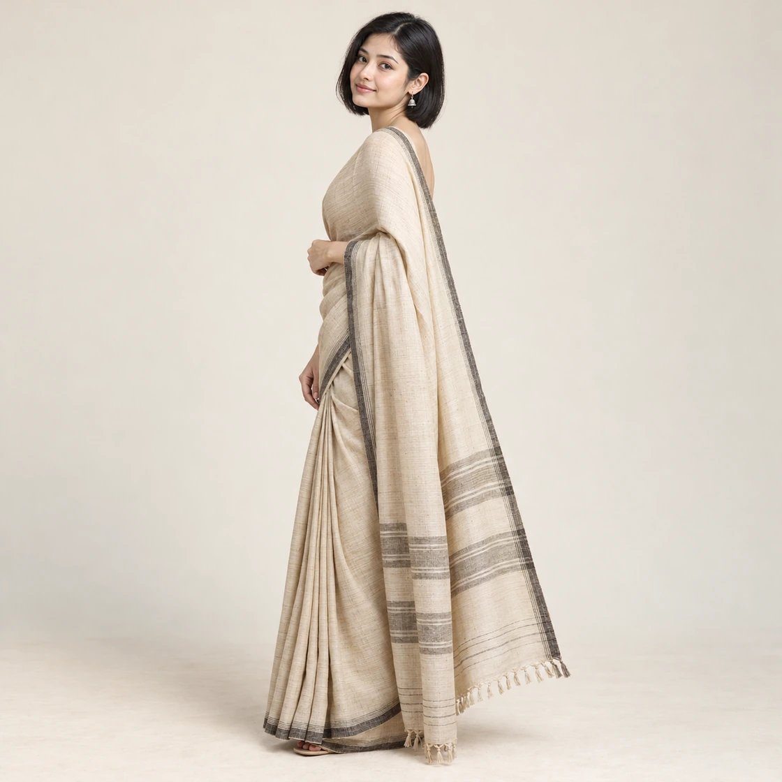Illustration for Eri silk sarees — Assam and the Northeast