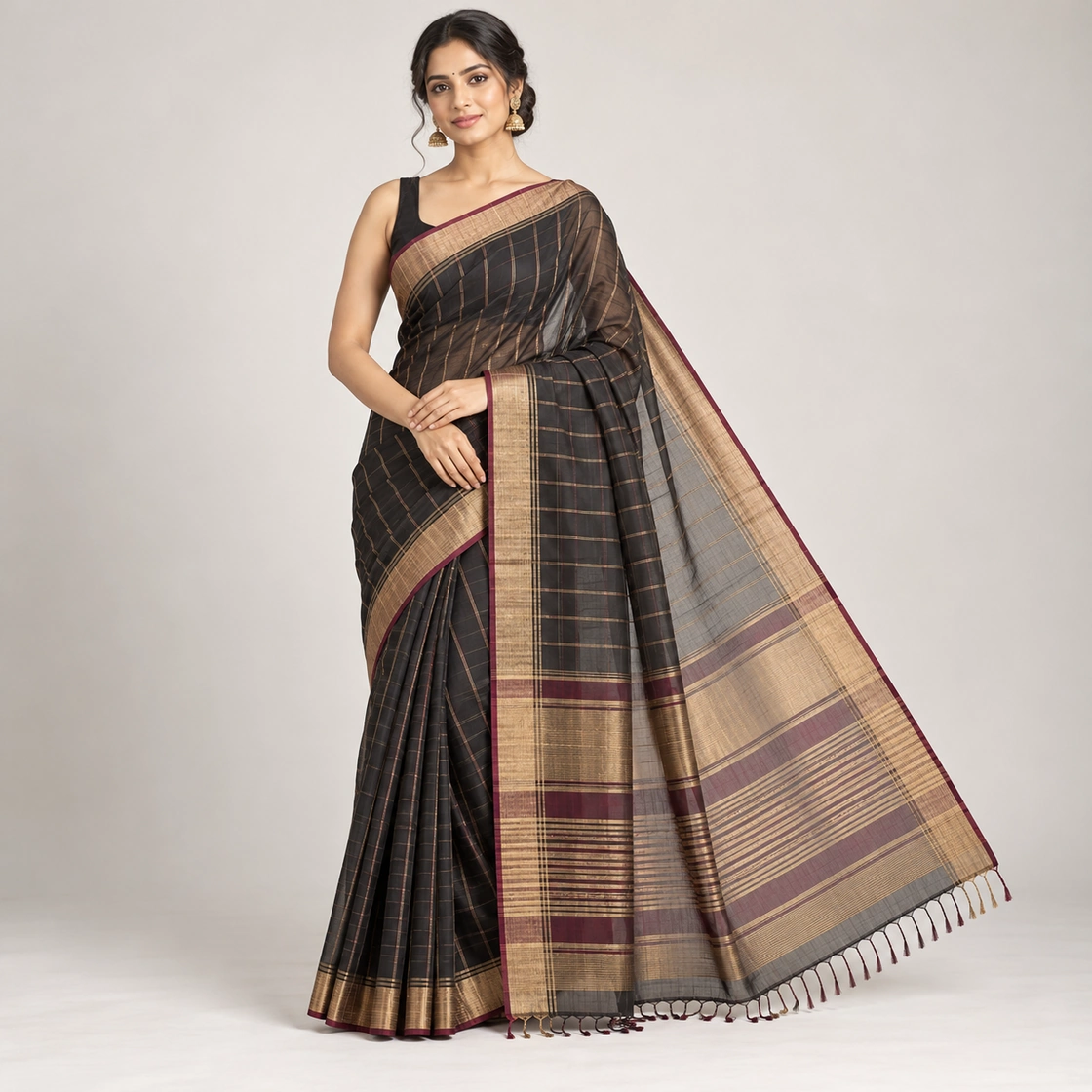 Office & Professional Wear — Maheshwari — representative textile illustration, not authentication evidence